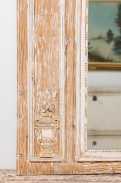 French Louis XVI 1790s Trumeau Mirror with Original Painting and Gilt Details - 3426893