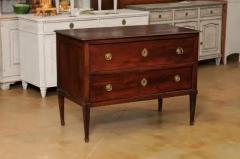 French Louis XVI 1790s Two Drawer Sauteuse Commode with Tapered Legs - 3491356