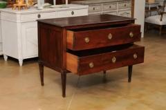 French Louis XVI 1790s Two Drawer Sauteuse Commode with Tapered Legs - 3491365