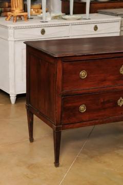 French Louis XVI 1790s Two Drawer Sauteuse Commode with Tapered Legs - 3491376