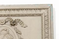 French Louis XVI 18th Century Painted and Hand Carved Wooden Boiserie Panel - 3422873