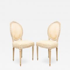 French Louis XVI Bleached Side Chairs - 1421180