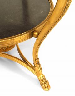 French Louis XVI Bronze Dore Ram and Marble End Table - 1437988