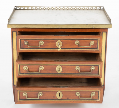 French Louis XVI Bronze Gallery Miniature Commode - 2679702