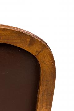 French Louis XVI Coat of Arm Embossed Side Chair - 4170474