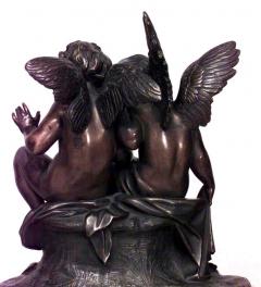 French Louis XVI Cupid Mantel Clock - 4631645