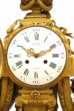 French Louis XVI Gilt Bronze Mantle Clock - 4628823