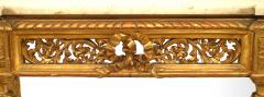 French Louis XVI Gilt and White Marble Console Table - 1427967