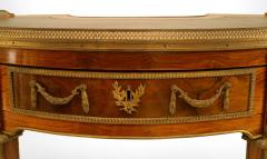 French Louis XVI Kingwood Demilune Desk - 1428982
