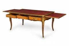 French Louis XVI Kingwood Veneer Ormolu and Red Leather Writing Desk - 2800551