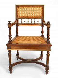 French Louis XVI Mahogany Arm Chair - 1403092