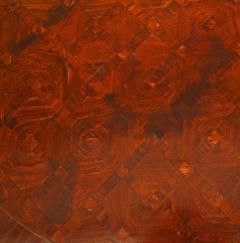 French Louis XVI Mahogany Floral End Table - 1438033