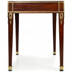 French Louis XVI Mahogany Writing Desk Tric Trac Game Table circa 1785 - 4502947