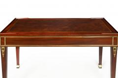 French Louis XVI Mahogany Writing Desk Tric Trac Game Table circa 1785 - 4502950