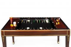 French Louis XVI Mahogany Writing Desk Tric Trac Game Table circa 1785 - 4502952