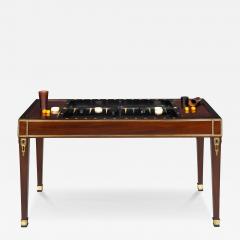 French Louis XVI Mahogany Writing Desk Tric Trac Game Table circa 1785 - 4504338
