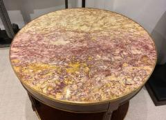 French Louis XVI Mahogany and Marble Table - 1438012