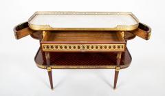 French Louis XVI Marble Top Bronze Mounted Console Deserte - 3246329