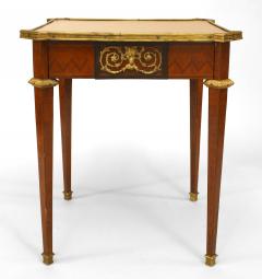 French Louis XVI Parquetry End Table - 1438015