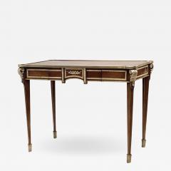 French Louis XVI Parquetry Inlaid Table Desk - 1431080