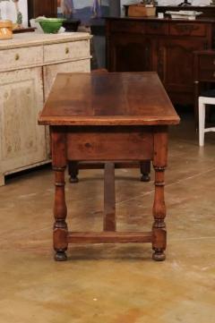 French Louis XVI Period 1790s Farm Table with Sliding Panels and Carved Heart - 3521606