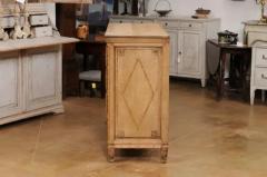 French Louis XVI Period 1790s Natural Oak Four Drawer Commode with Carved D cor - 3558530