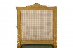 French Louis XVI Period Carved Giltwood Arm Chair Fauteuil ca 1775 - 4514106