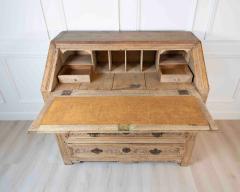 French Louis XVI Period Carved Oak Slant Front Secretary Desk Li ge Late 18th - 4737350