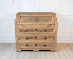 French Louis XVI Period Carved Oak Slant Front Secretary Desk Li ge Late 18th - 4737392