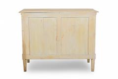 French Louis XVI Provincial Style 4 Drawer Beige and Gray Painted Commode - 4169968
