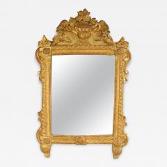 French Louis XVI Richly Carved Mirror for Vanity or Wall 18th Century - 597537