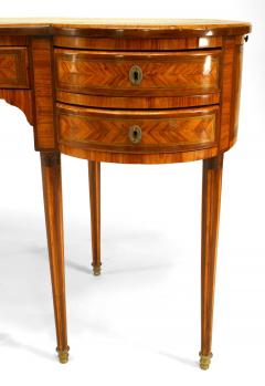 French Louis XVI Satinwood Kidney Desk - 1428977