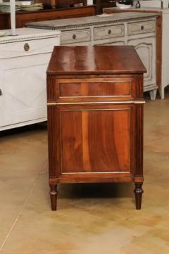 French Louis XVI Style 1890s Commode with Graduated Drawers and Brass Hardware - 3491502