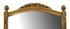French Louis XVI Style 19th Cent Gilt Cheval Mirror - 725837
