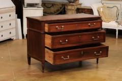 French Louis XVI Style 19th Century Cherry Three Drawer Commode with Fluting - 3544716