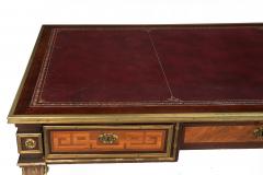 French Louis XVI Style Antique Bureau Plat Writing Desk circa 1880 - 4731534