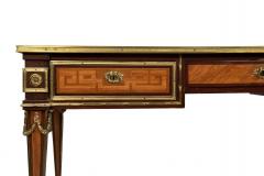 French Louis XVI Style Antique Bureau Plat Writing Desk circa 1880 - 4731539
