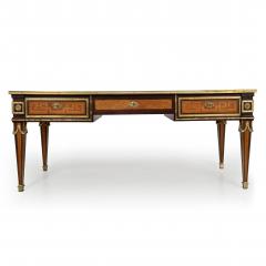 French Louis XVI Style Antique Bureau Plat Writing Desk circa 1880 - 4731542