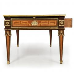 French Louis XVI Style Antique Bureau Plat Writing Desk circa 1880 - 4731544