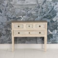 French Louis XVI Style Bedside Commode in Original Paint Circa 1910 - 4649924