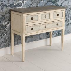 French Louis XVI Style Bedside Commode in Original Paint Circa 1910 - 4649926