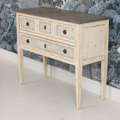 French Louis XVI Style Bedside Commode in Original Paint Circa 1910 - 4649935