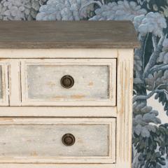 French Louis XVI Style Bedside Commode in Original Paint Circa 1910 - 4649957