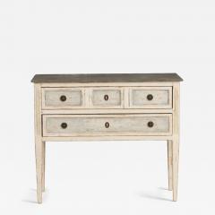 French Louis XVI Style Bedside Commode in Original Paint Circa 1910 - 4650852