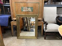 French Louis XVI Style Brass Mirror - 4224840