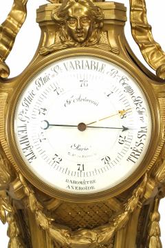 French Louis XVI Style Bronze Barometer - 4519558