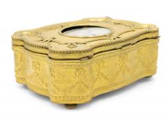 French Louis XVI Style Bronze Dore Box - 4322167