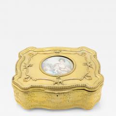 French Louis XVI Style Bronze Dore Box - 4325887
