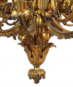 French Louis XVI Style Bronze Dore Chandelier - 739040