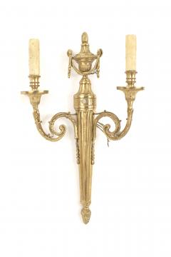 French Louis XVI Style Bronze Wall Sconces - 1380213